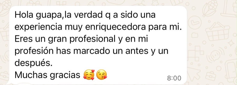 Testimonio de alumna