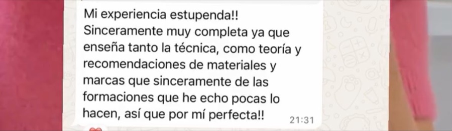 Testimonio de alumna