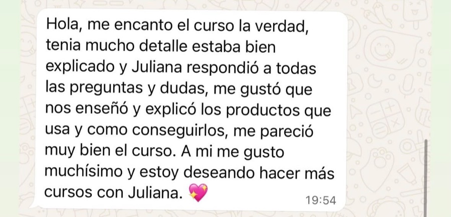 Testimonio de alumna